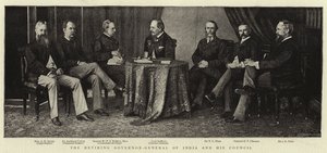 Der scheidende Generalgouverneur von Indien und sein Rat von English Photographer