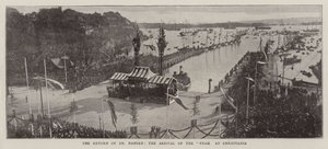 Die Rückkehr von Dr. Nansen, die Ankunft der Fram in Christiania von English Photographer