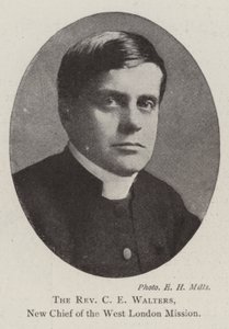 Der Reverend C. E. Walters, neuer Leiter der West London Mission