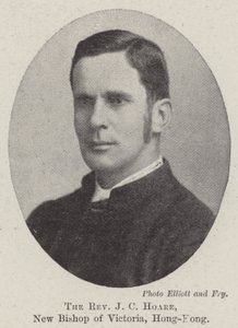 Der Reverend J. C. Hoare, neuer Bischof von Victoria, Hongkong von English Photographer