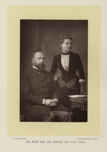 Der ehrenwerte Sir Charles und Lady Dilke von English Photographer