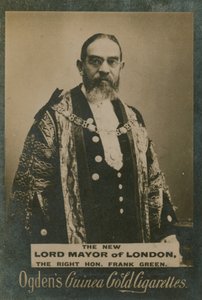 Der ehrenwerte Frank Green, der neue Lord Mayor von London von English Photographer