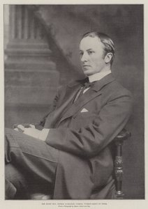 Der ehrenwerte George Nathaniel Curzon, gewählter Vizekönig von Indien