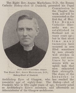 Der rechte ehrwürdige Angus Macfarlane, DD, gewählter Bischof von Dunkeld von English Photographer