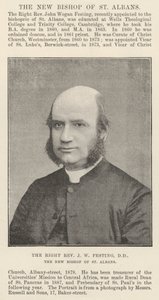 Der rechte Reverend J W Festing, DD, der neue Bischof von St. Albans von English Photographer