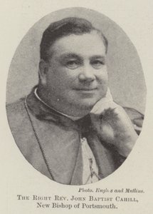 Der rechte ehrwürdige John Baptist Cahill, neuer Bischof von Portsmouth von English Photographer