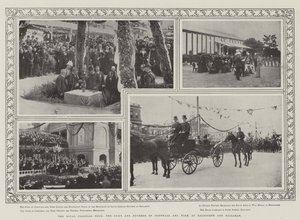 Die königliche Kolonialtour, der Herzog und die Herzogin von Cornwall und York in Melbourne und Ballarat von English Photographer