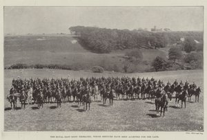 Die Royal East Kent Yeomanry, deren Dienst für das Kap akzeptiert wurde von English Photographer