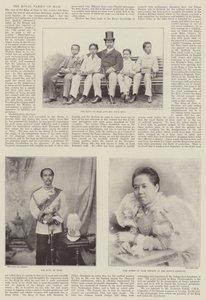 Die königliche Familie von Siam