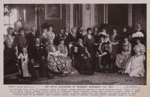 Das königliche Treffen in Windsor, 17. November 1907 von English Photographer