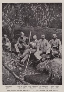 Die Unruhen in Sierra Leone, an der Quelle des Niger von English Photographer