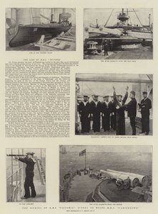 Das Sinken der HMS Victoria, Szenen an Bord der HMS Camperdown von English Photographer