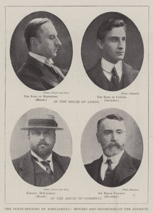 Die feierliche Eröffnung des Parlaments, Antragsteller und Unterstützer der Ansprache von English Photographer