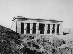 Der Tempel von Hathor, ca. 1904-05