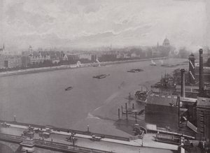 Die Themse und der Östliche Abschnitt des Victoria-Ufers von English Photographer