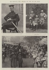 Der Transvaal-Krieg, Offiziere und Männer für die Front von English Photographer