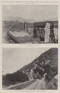 Der Transvaal-Krieg, Szenen des Burenrückzugs entlang der Delagoa-Bucht-Bahn von English Photographer