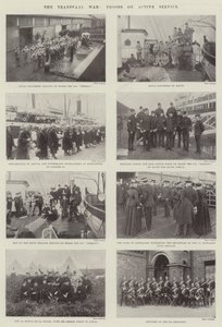 Der Transvaal-Krieg, Truppen im aktiven Dienst