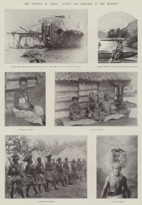 Die Unruhen in Samoa, Szenen und Skizzen auf den Inseln
