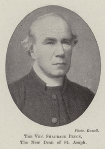 Der ehrwürdige Shadrach Pryce, der neue Dekan von St. Asaph