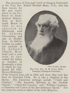 Der sehr ehrwürdige R. H. Story, DD, Rektor der Universität Glasgow von English Photographer