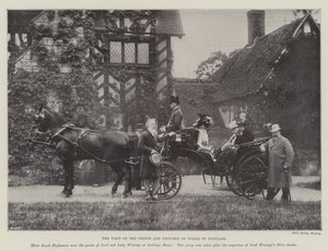 Der Besuch des Prinzen und der Prinzessin von Wales in Wantage von English Photographer