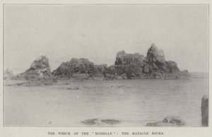 Das Wrack der Mohegan, die Manacle Rocks von English Photographer