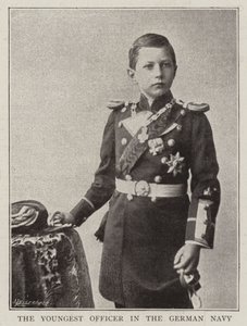 Der jüngste Offizier der deutschen Marine von English Photographer