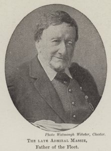 Der verstorbene Admiral Massie, Vater der Flotte von English Photographer