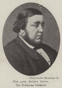 Der verstorbene Arthur Orton, der Tichborne-Anwärter von English Photographer