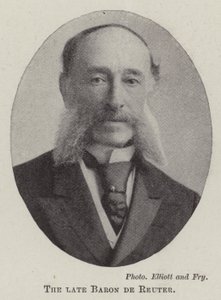 Der verstorbene Baron de Reuter von English Photographer