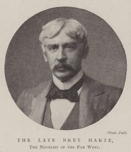 Der verstorbene Bret Harte, der Romanautor des Wilden Westens von English Photographer