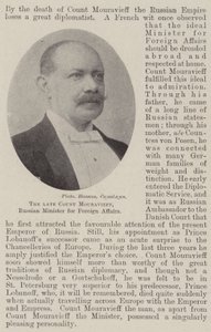 Der verstorbene Graf Mouravieff, russischer Außenminister von English Photographer