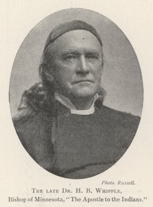 Der verstorbene Dr. H. B. Whipple, Bischof von Minnesota, der Apostel der Indianer von English Photographer