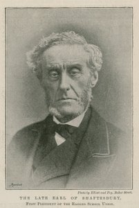 Der verstorbene Earl of Shaftesbury, erster Präsident der Ragged School Union von English Photographer
