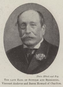 Der verstorbene Earl of Suffolk und Berkshire, Viscount Andover und Baron Howard of Charlton von English Photographer
