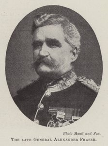 Der verstorbene General Alexander Fraser von English Photographer
