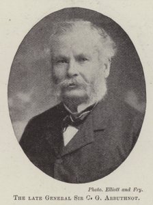 Der verstorbene General Sir C G Arbuthnot von English Photographer