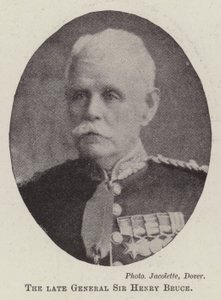 Der verstorbene General Sir Henry Bruce von English Photographer