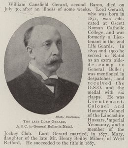 Der verstorbene Lord Gerard, Adjutant von General Buller in Natal