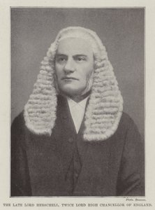 Der verstorbene Lord Herschell, zweimal Lord High Chancellor von England von English Photographer