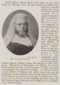 Der verstorbene Lord Ludlow von English Photographer