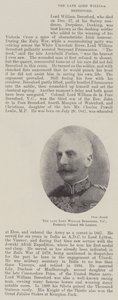 Der verstorbene Lord William Beresford, VC, ehemals Oberst der 9. Lancers von English Photographer