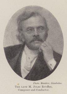 Der verstorbene M Jules Riviere, Komponist und Dirigent von English Photographer