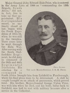 Der verstorbene Generalmajor J E H Prior von English Photographer