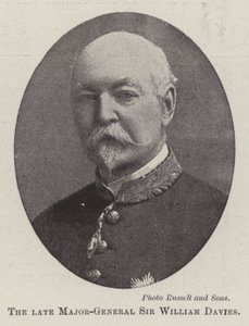 Der verstorbene Generalmajor Sir William Davies von English Photographer