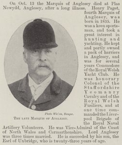 Der verstorbene Marquis von Anglesey