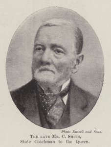Der verstorbene Mr C Smith, Staatskutscher der Königin von English Photographer