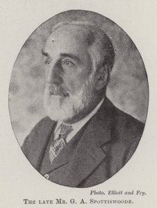 Der verstorbene Mr G A Spottiswoode von English Photographer