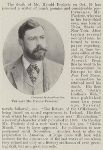 Der verstorbene Mr. Harold Frederic von English Photographer